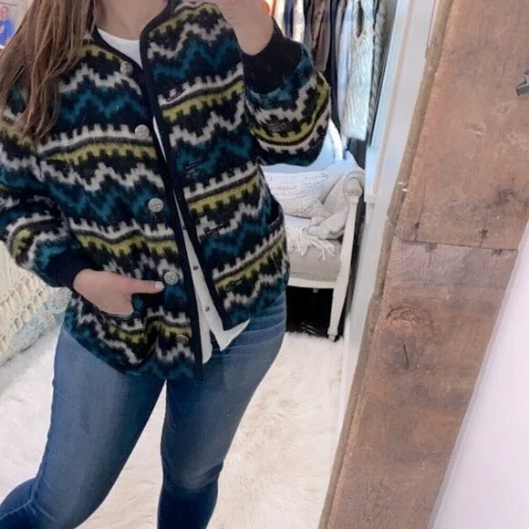 Vintage wool jacket size medium - Picture 2 of 6